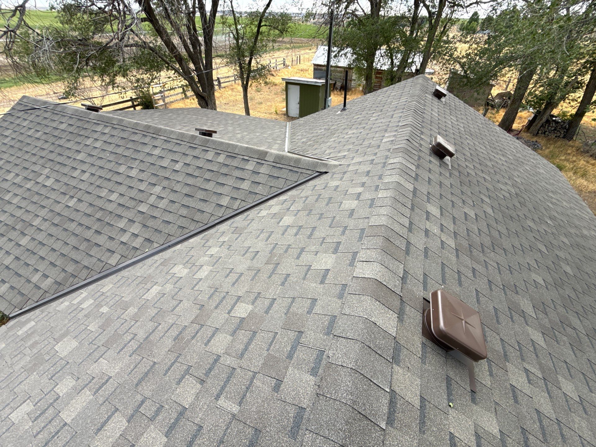 Residential Roof Replacement with Architectural Shingles in King Hill by Olive Roofing