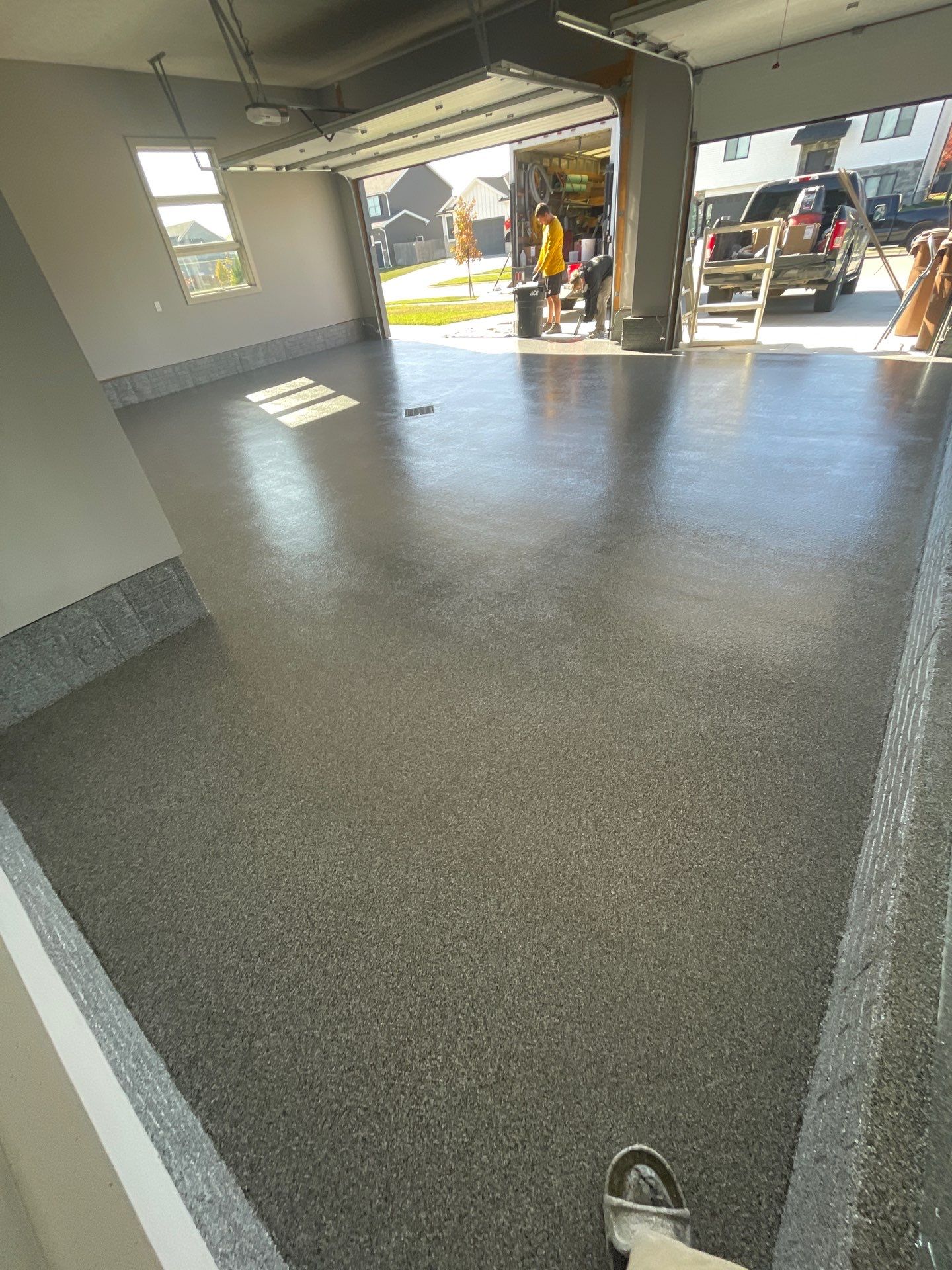 Charcoal 1/8" by Granite Garage Floors