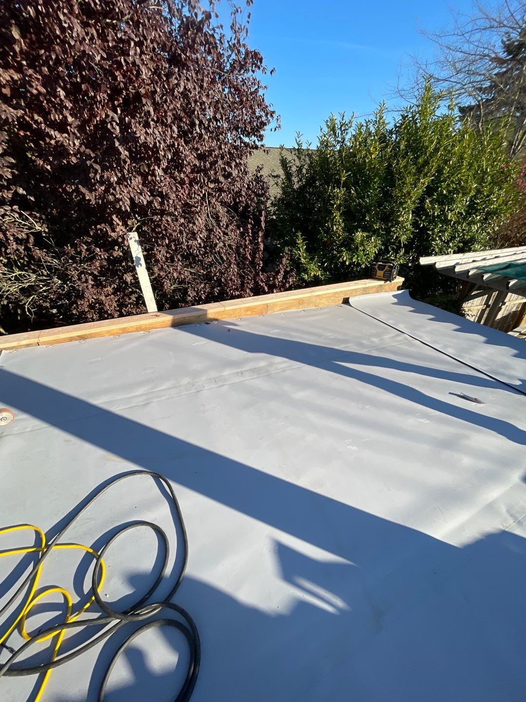 Residential Roof Installation with Added Insulation Barrier  using Malarkey Vista AR Shingles (Color: Storm Grey) by Orezona Building & Roofing Company, Inc.