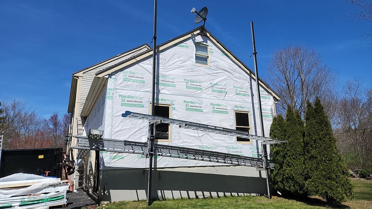 Siding Installation using James Hardie by UBrothers Construction