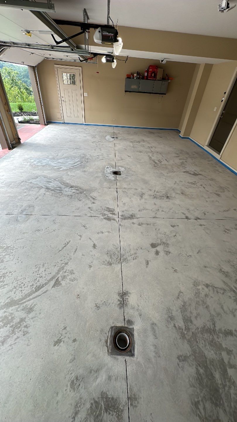 Large Patio + Garage Project in Moon Township by Floors in a Day, Inc