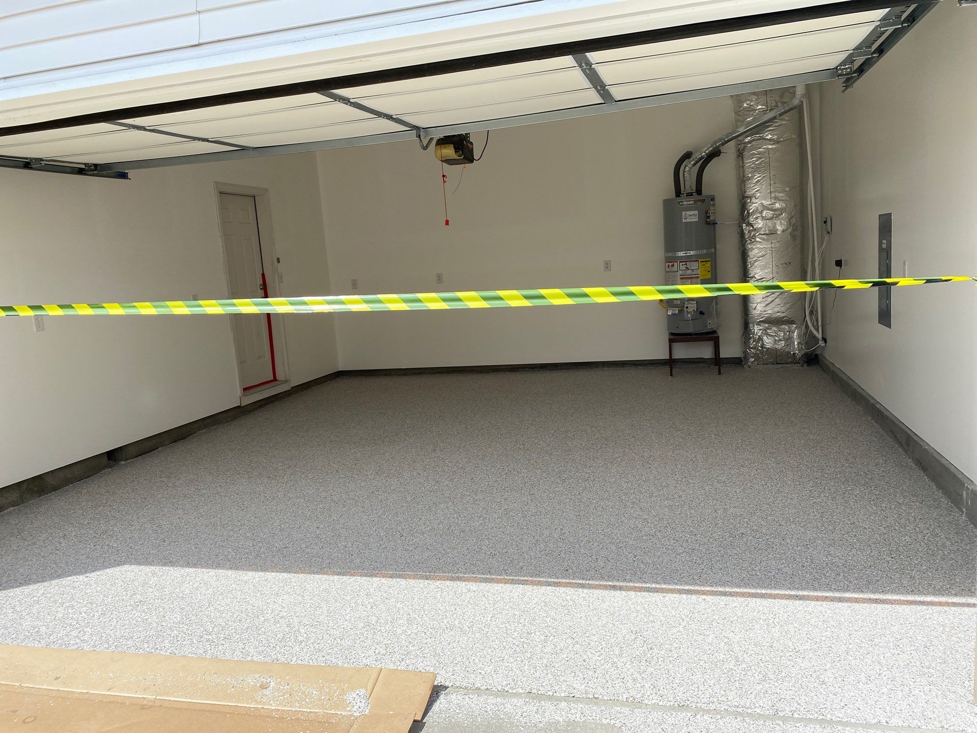 Garage Transformation using Claystone Hybrid by Croc Coatings, LLC