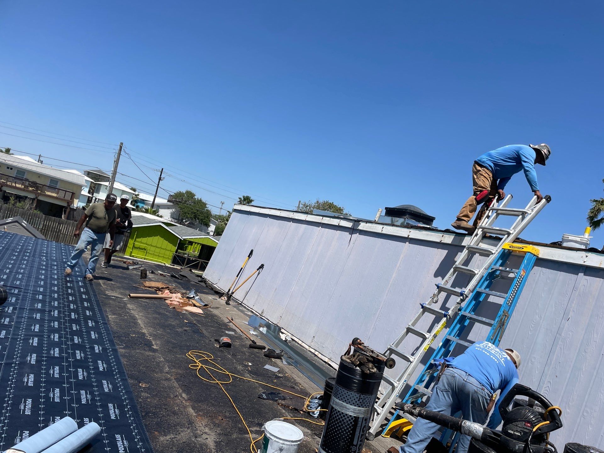 Island Torch Time by Bayfront Roofing and Construction