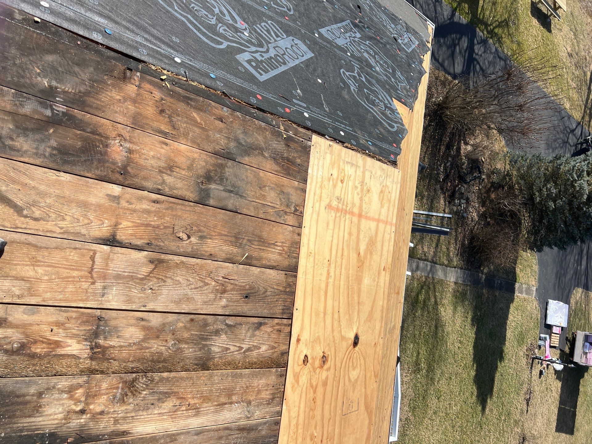 Residential Roofing Installation using Duration Series Shingles - Driftwood by RoofX 