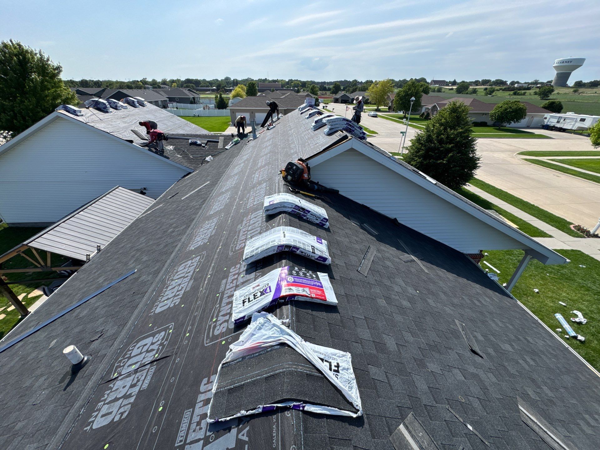 TAMKO Stormfighter Flex Rustic Black Roof in Kearney by Loyal Nine