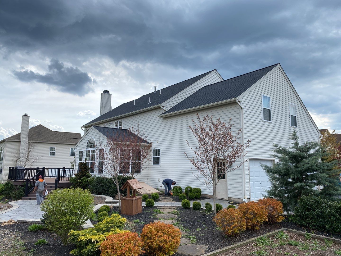 Roofing Installation using CertainTeed Landmark - Moire Black by Storm Guard of Ches-Mont PA