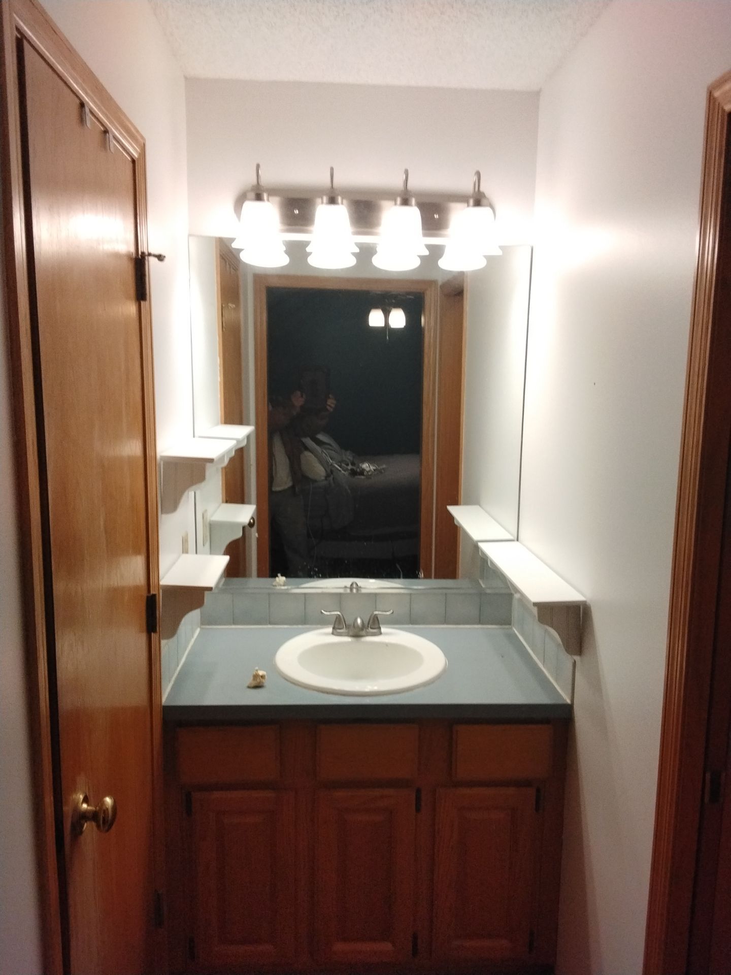 Repaint Accent Walls with Color Change and drywall repairs by Midwest Paint LLC