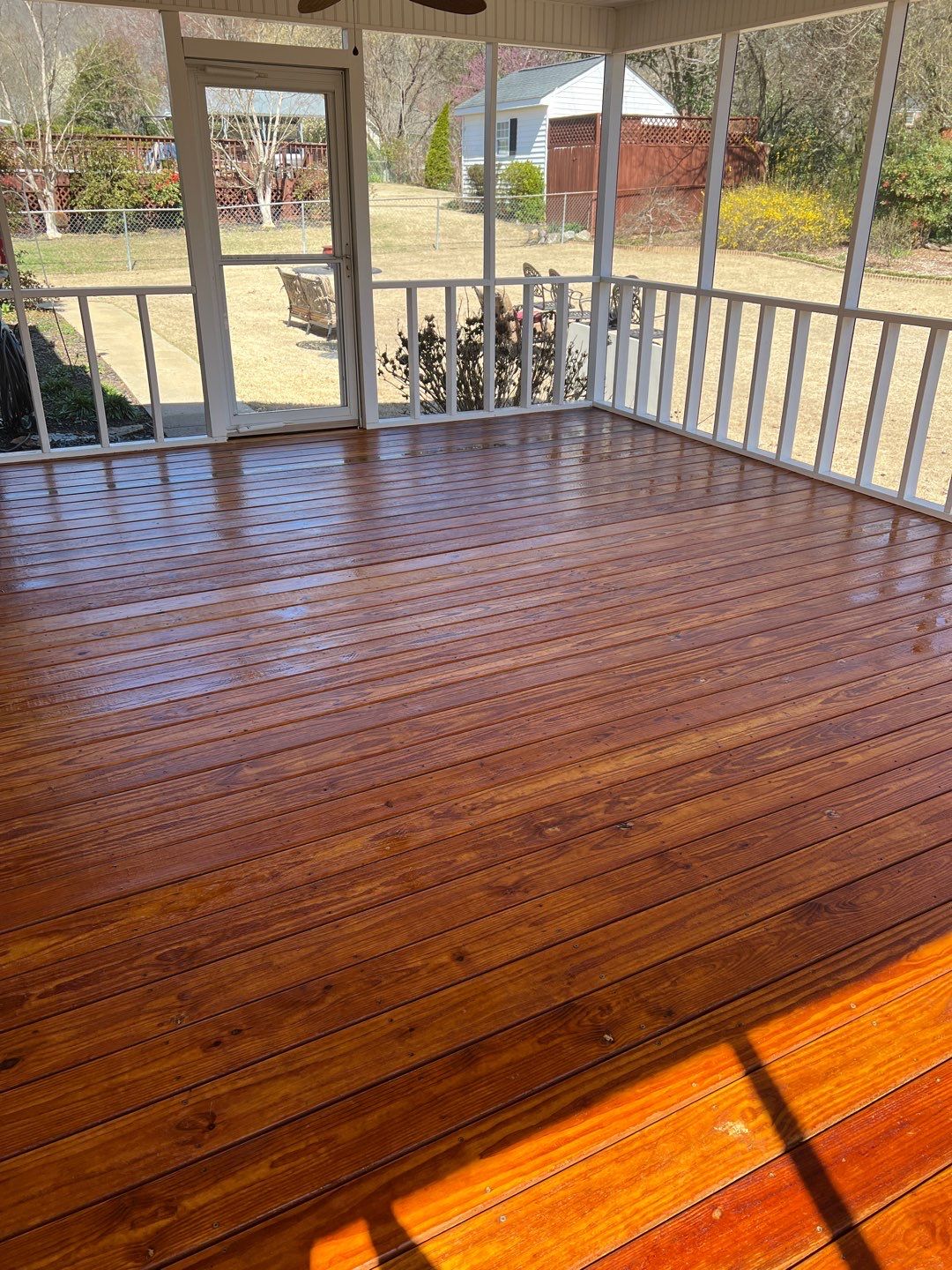 Coated Deck using Wood Sealant by DuraSeal