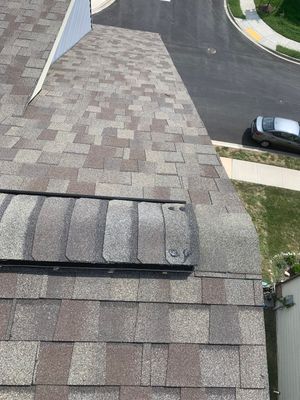 Residential Roofing Repair using Certainteed Capping and Shingle Vent II Ridge vent