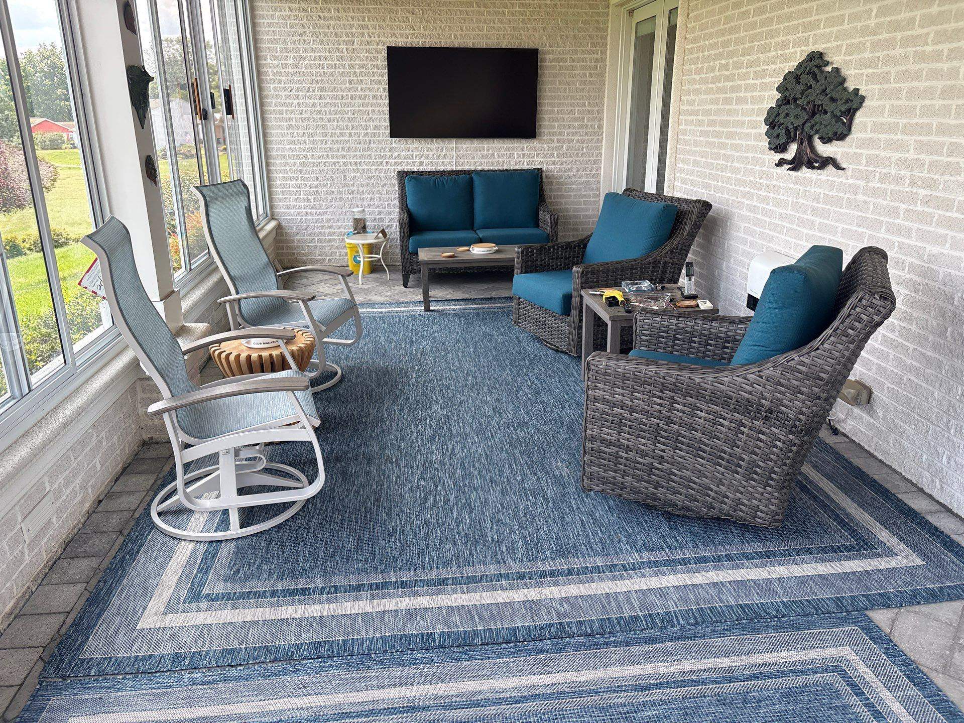 Telescope & Ratana Furniture by Bowman's Stove & Patio