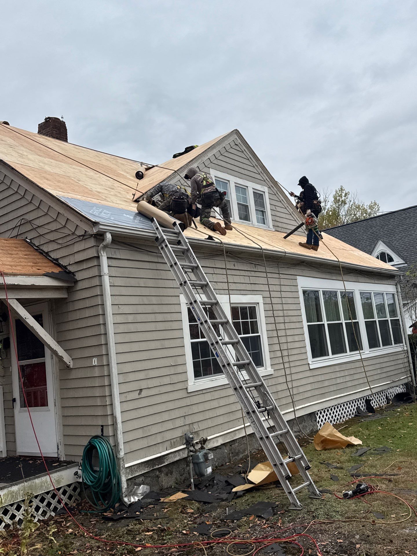Ayer Church Complete Roof with Code-Compliant Overlay & Dual Chimney Restoration by Mighty Dog Roofing of Greater Middlesex County