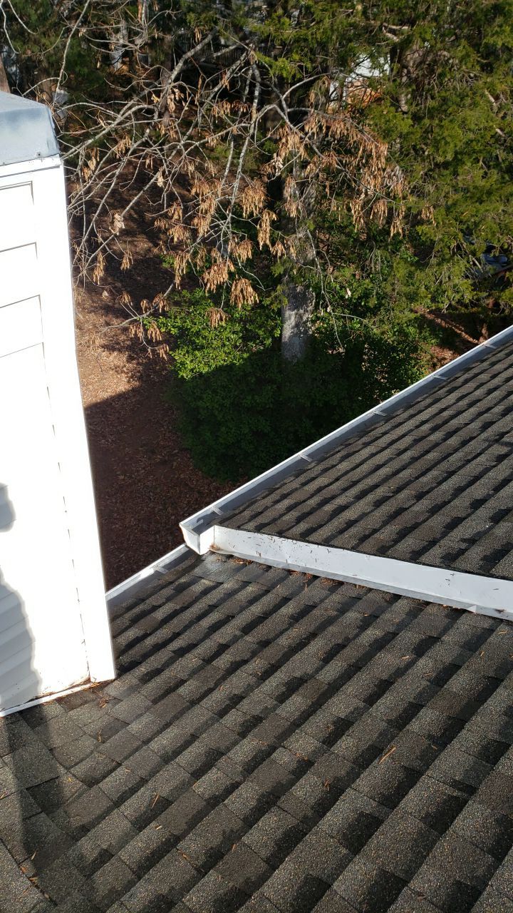 Gutter Cleaning using water by Power Wash Masters LLC