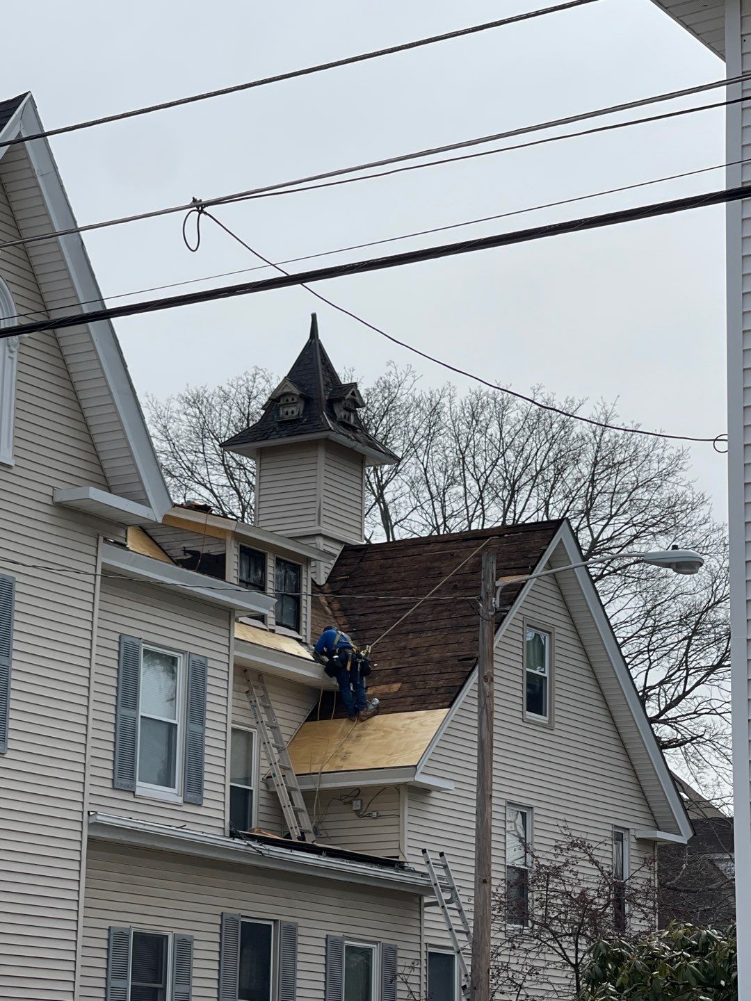 Residential Roofing Installation using GAF Timberline HDZ by Sensible Home Solutions