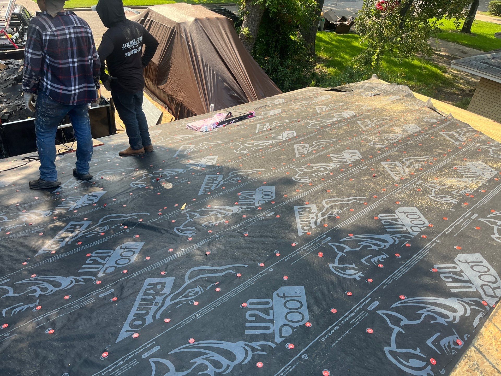 Residential Roofing Repair using Owen's Corning Duration (Lifetime) Shingles by Roof Repair Company