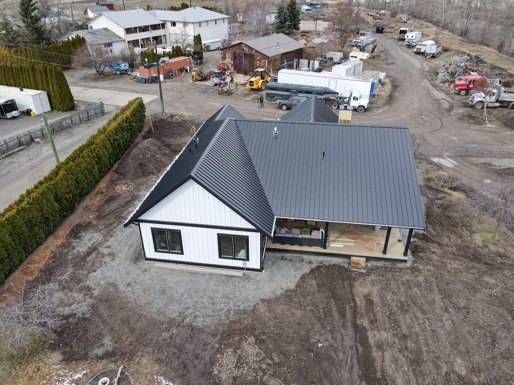 Residential Roofing Installation using 12" Prolok metal  by Top Notch Roofing Inc