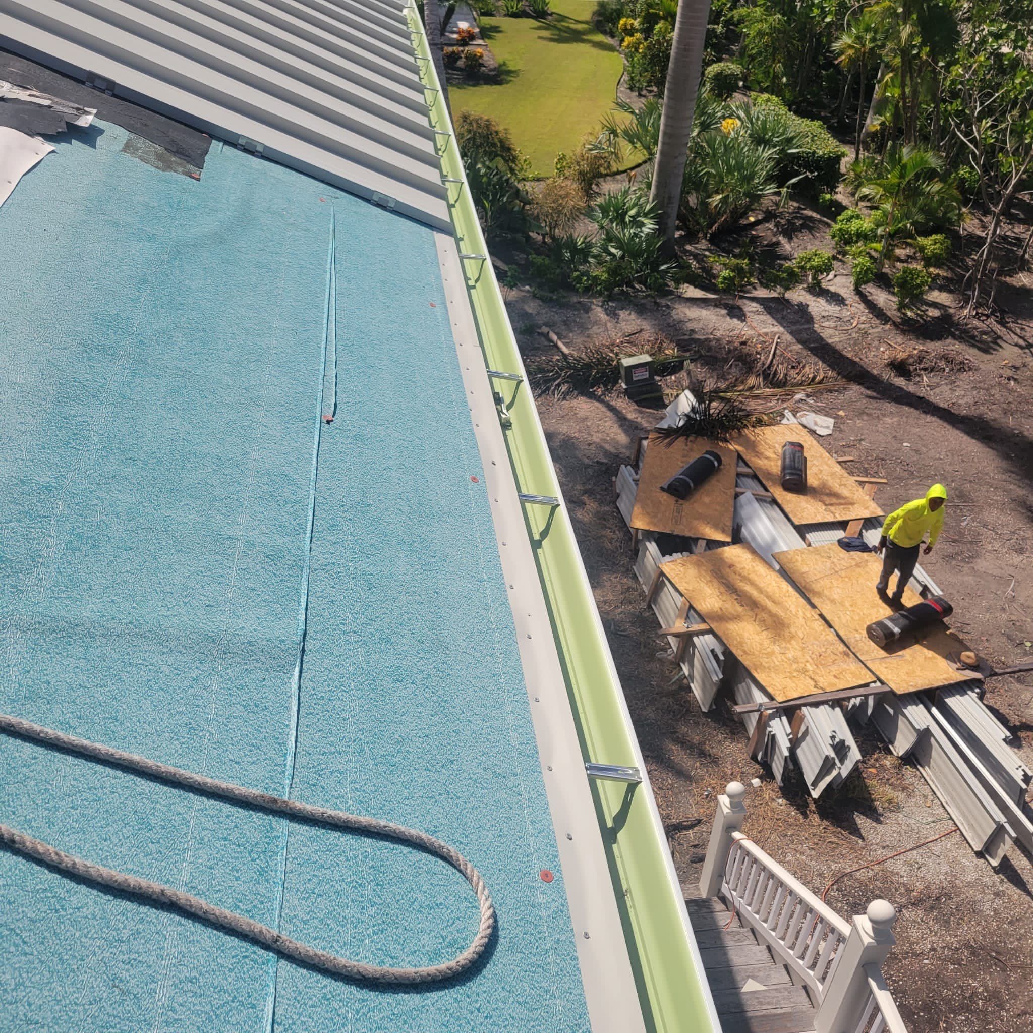 Sanibel Island Standing Seam Roof Replacement by Four Peaks Roofing