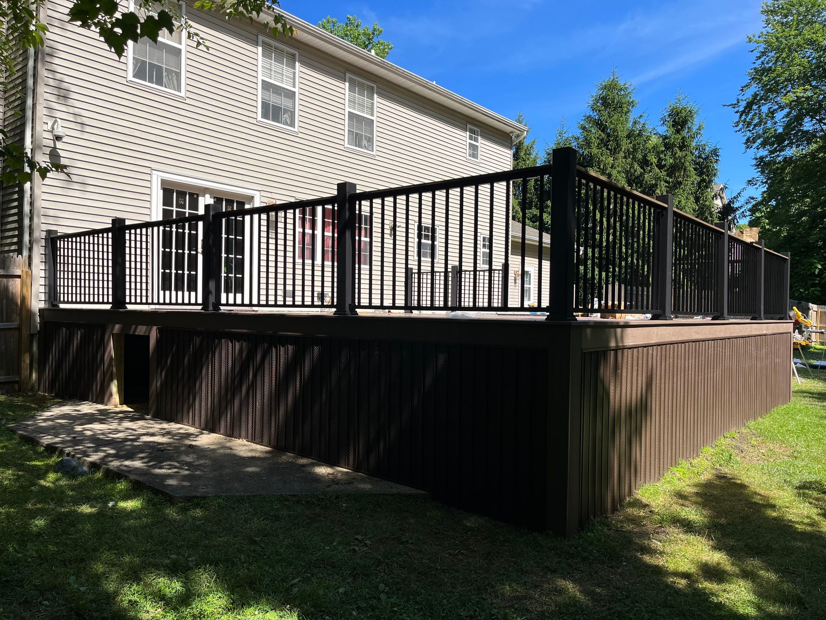 New Deck in Robinsville by deck guardian