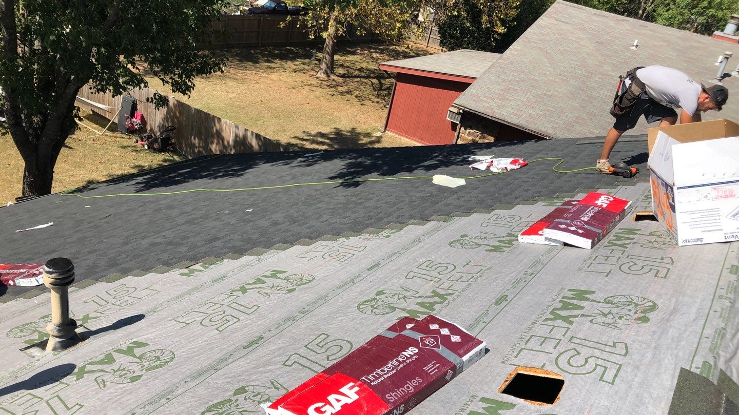 Residential Roofing Installation using GAF Natural Shadow  by A & H Roofing and Contracting