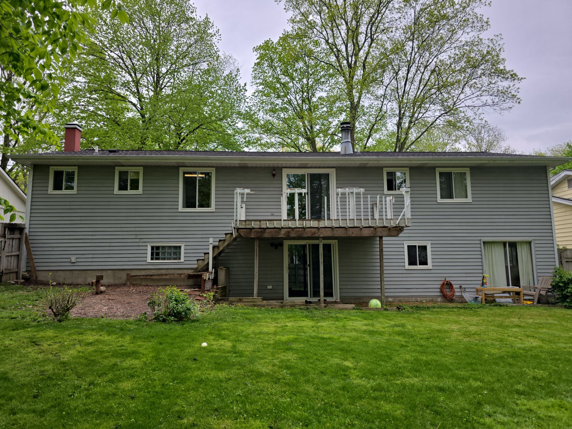 Deck Installation using TIMBERTECH DECKING by Avalon Roofing and Exteriors