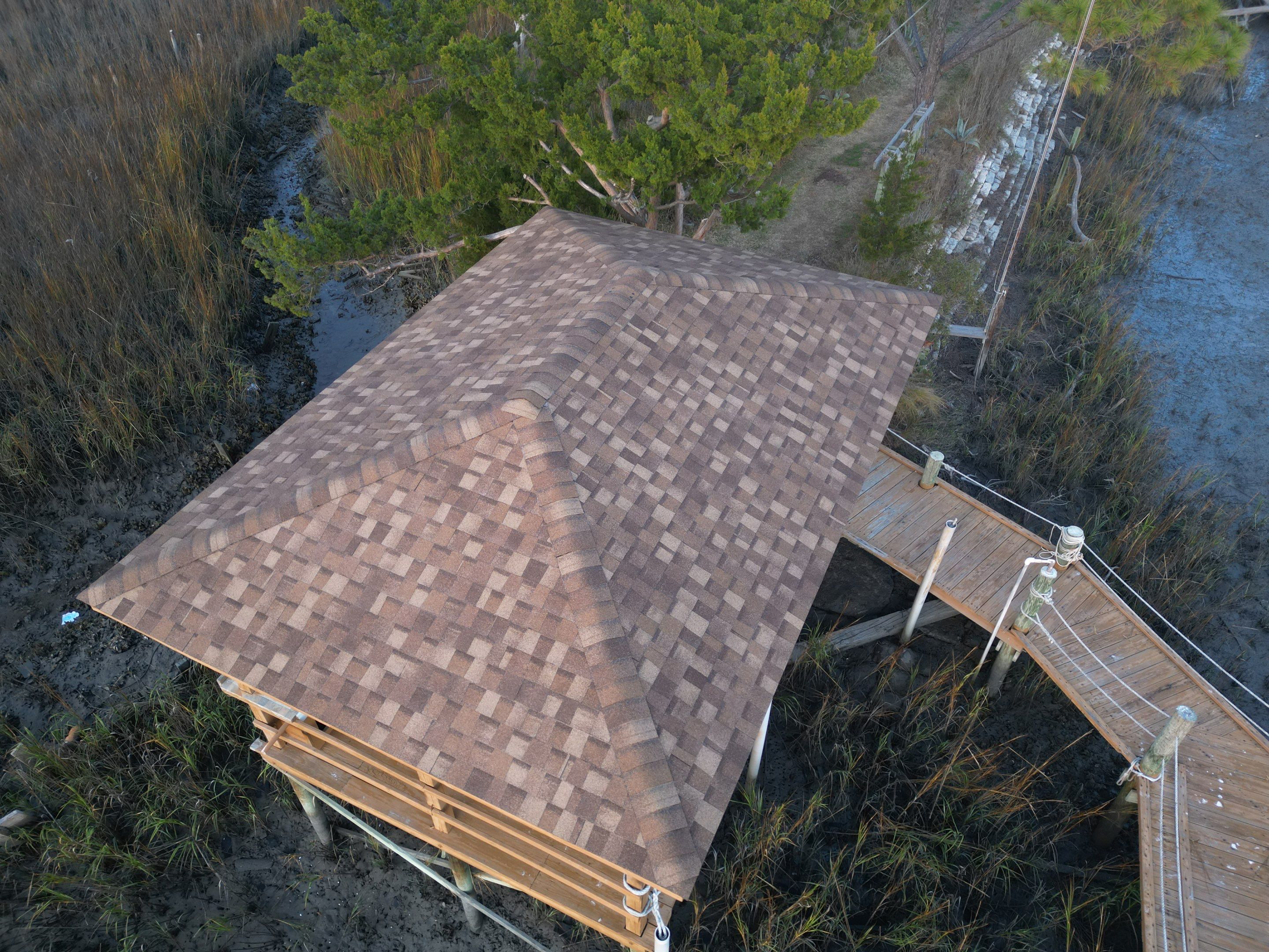 Tybee Island Atlas Pinnacle Pristine Morning Harvest Roof and redecking by Talya Roofing