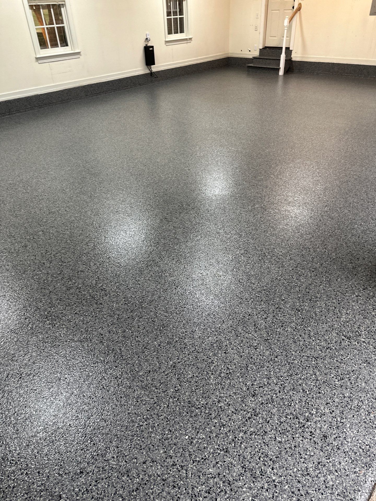 Garage Floor Coating using Nightfall by My Garage Floor Guys
