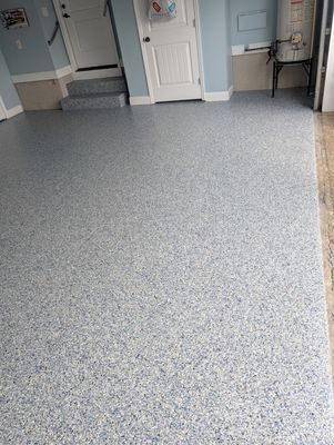 Garage Floor Coating using Steamboat