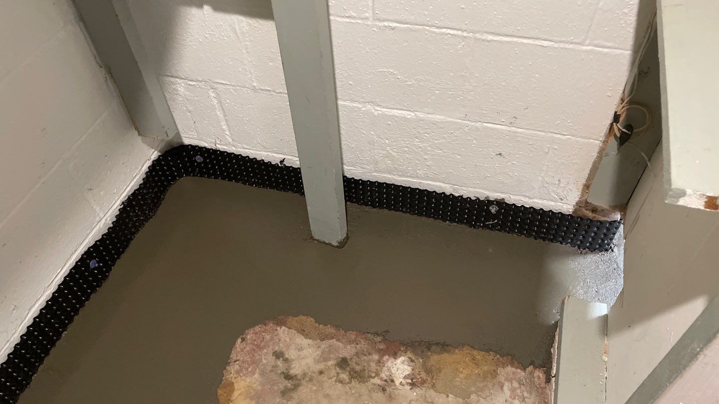 Drain Tile & a Sump Pump for our Property Management Partner by Waterproofing Northeast