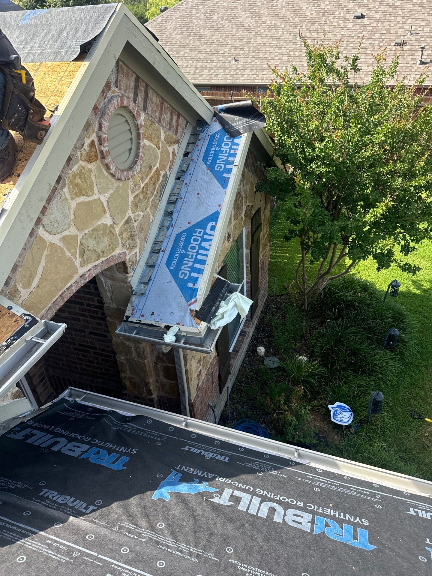 Project in Weatherford by Lonestar Roofing and Restoration LLC.