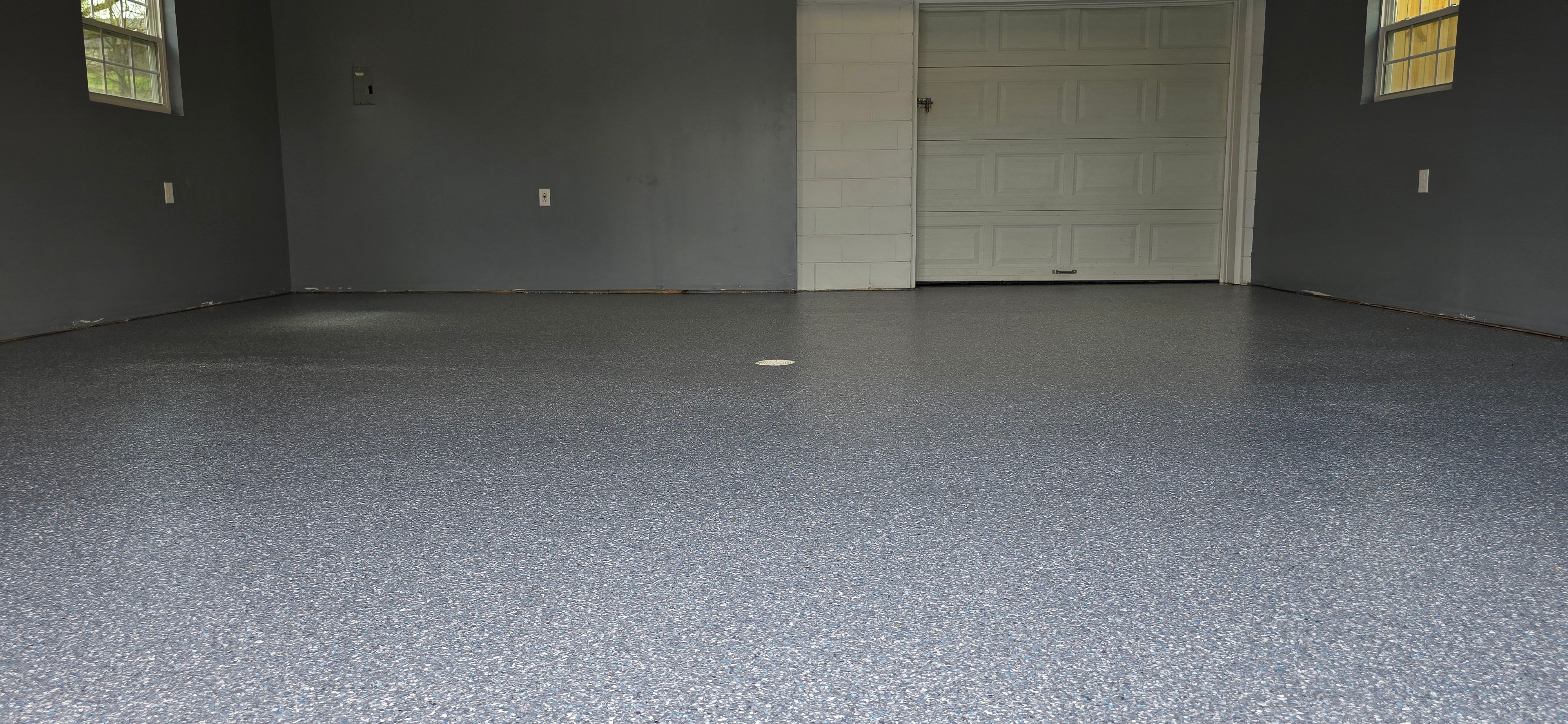 Garage using Blizzard by Elite Floor Solutions