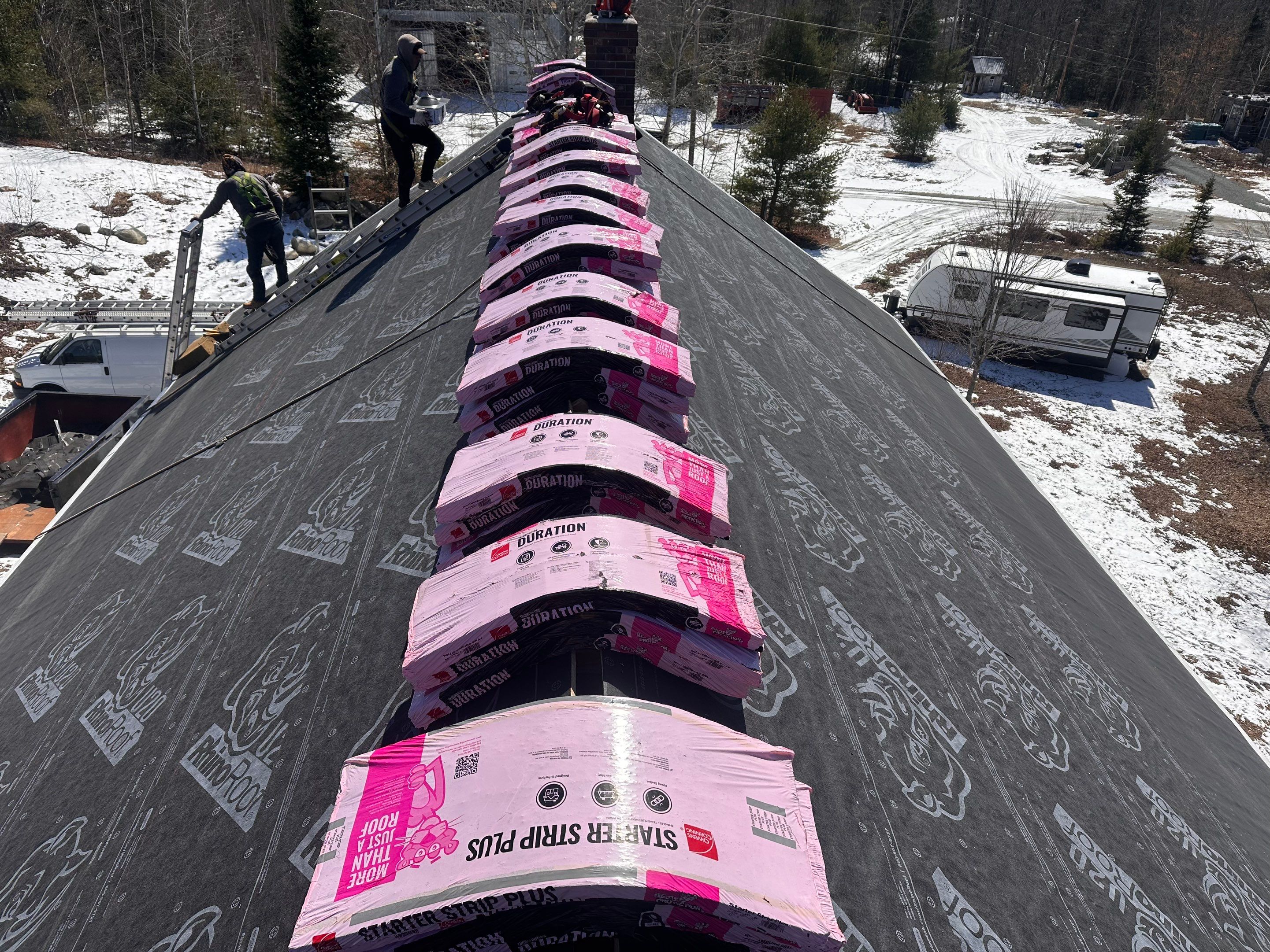 Owens Corning Duration Asphalt Roof Replacement in Canaan, NH by Tall pine roofing