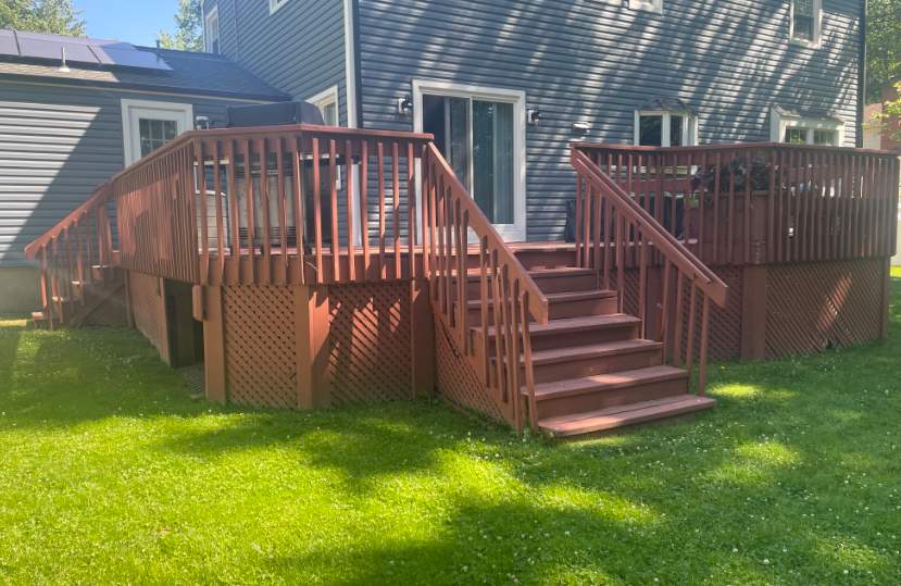 New deck in Morris Plains, New Jersey by deck guardian