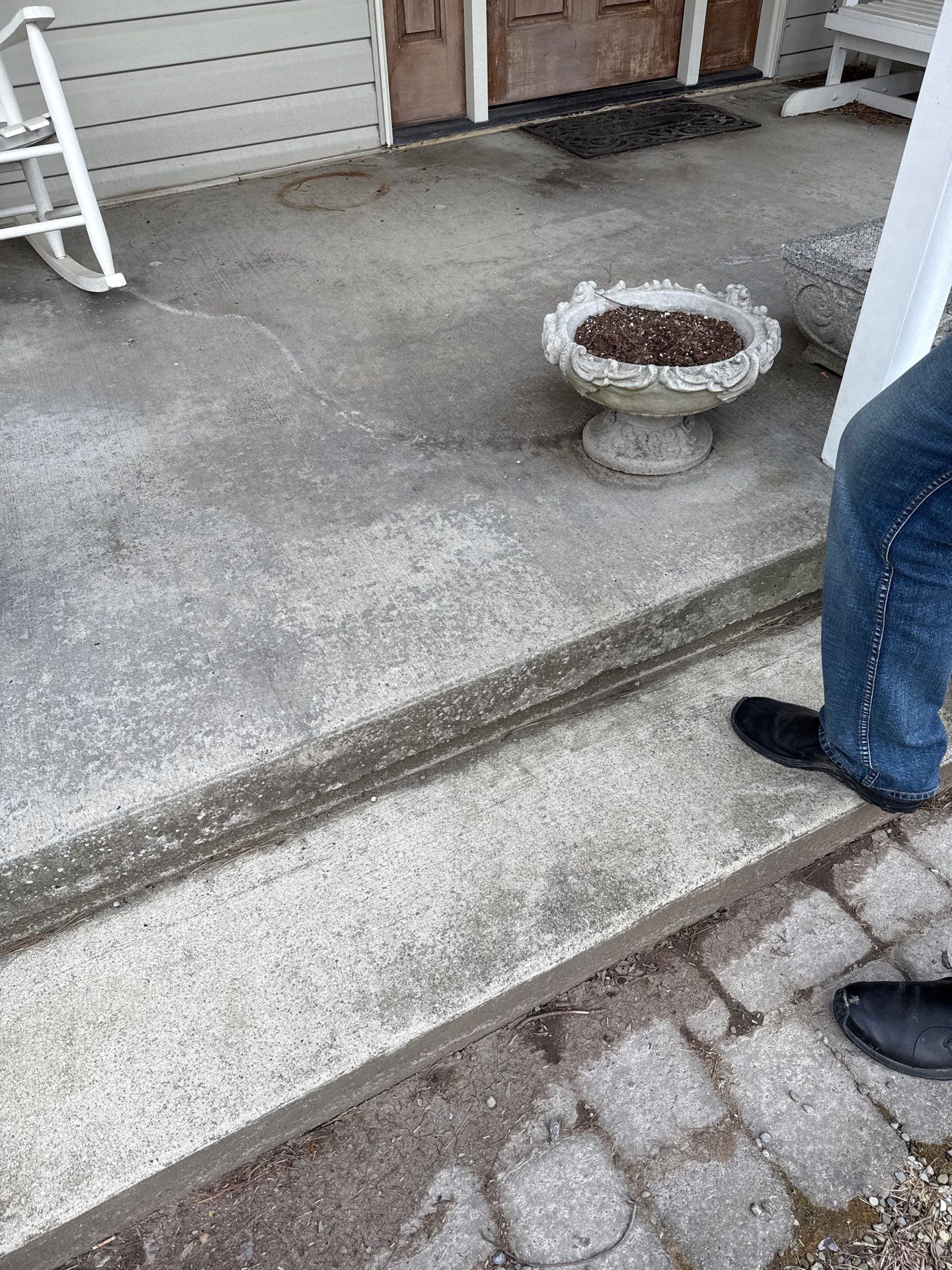 Porch & Steps Project in Renfrew by Floors in a Day, Inc