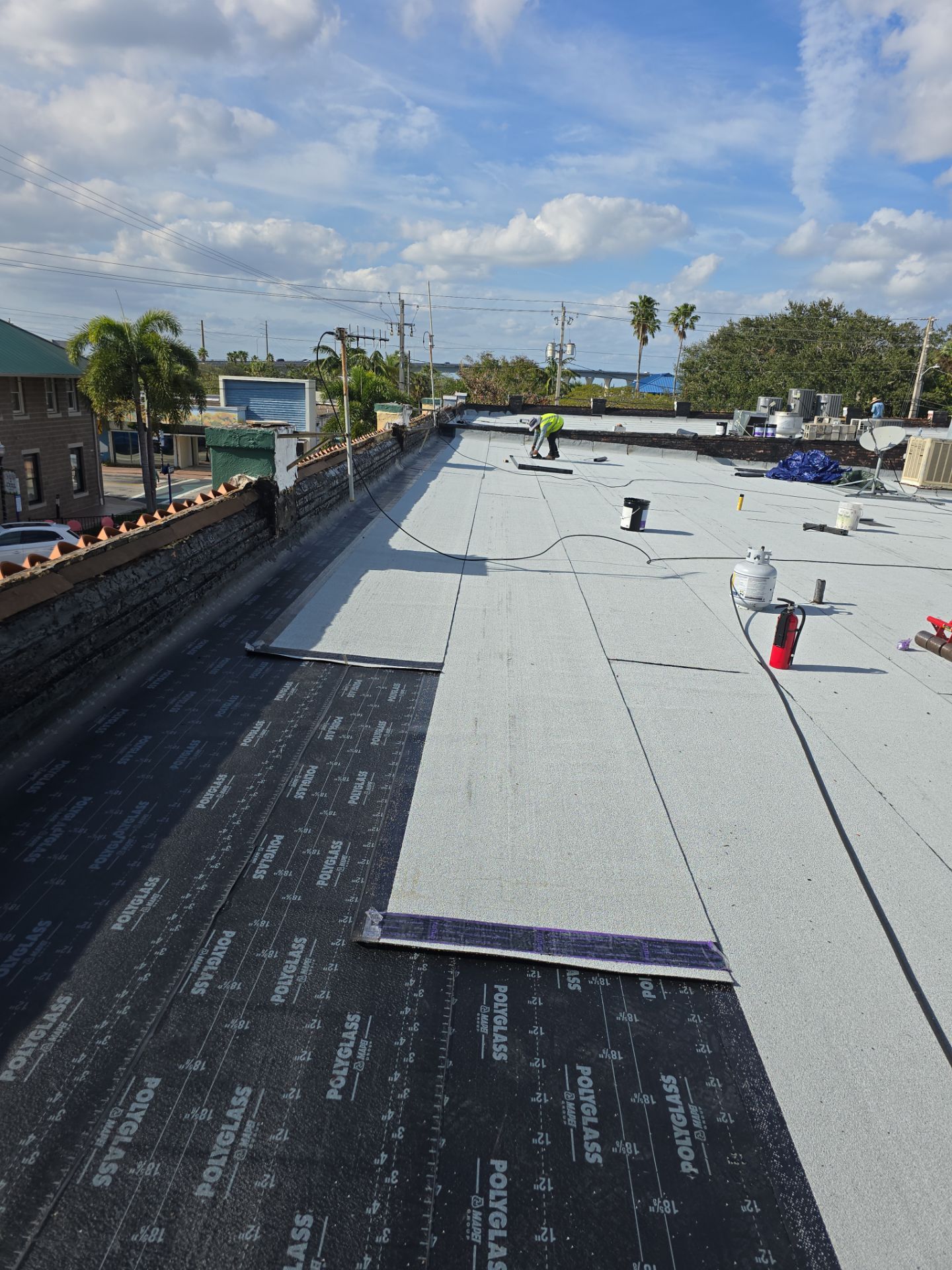 Torch Applied Modified Bitumen Roof Replacement by Sailfish Roofing