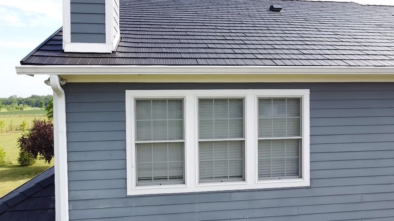 Rural Noblesville Indiana Metal Shake Roof Installation – Black Frost by 4Ever Metal Roofing
