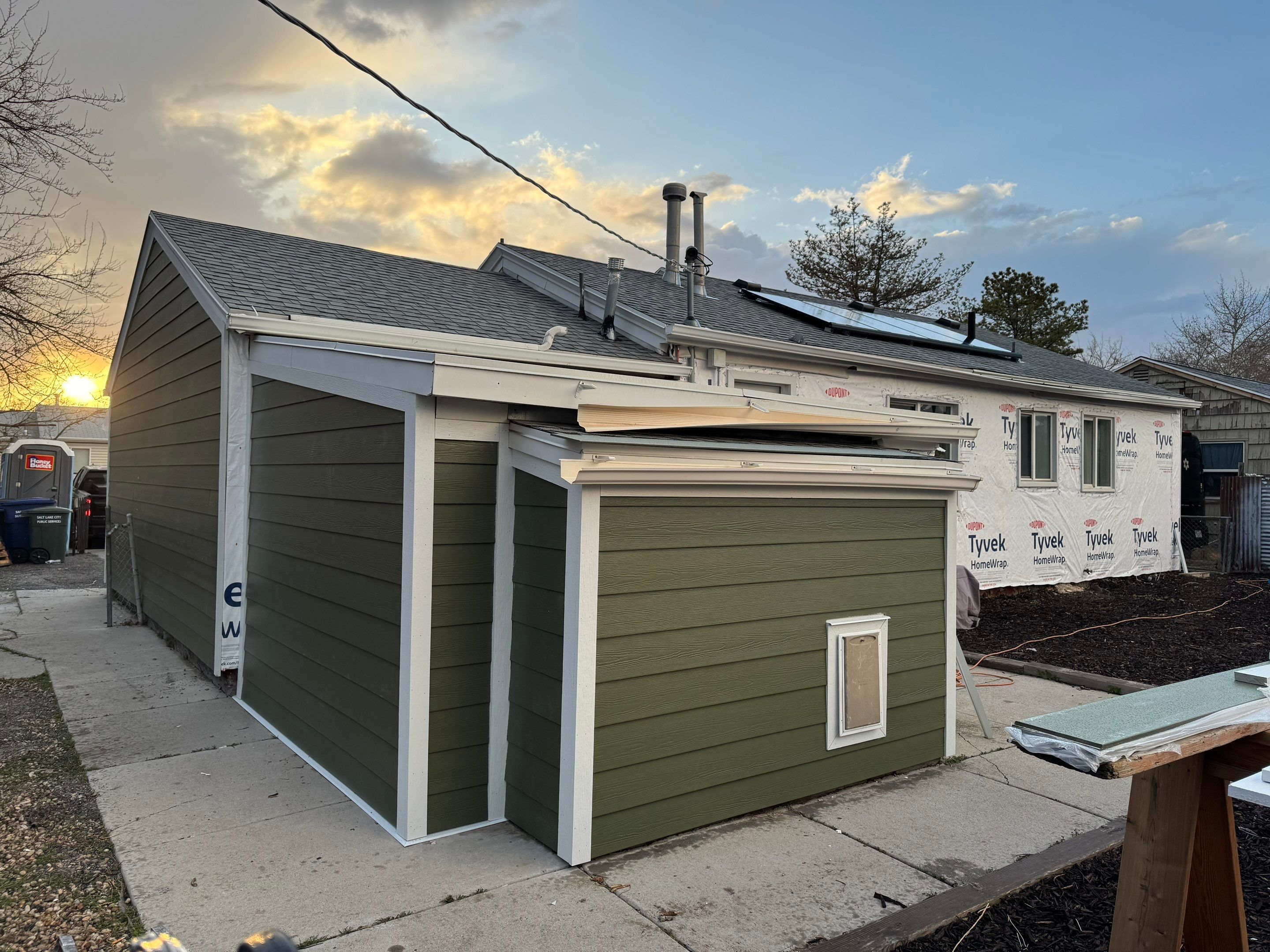 Salt Lake Area | Hardie Multi-Texture Upgrade | Arctic White Trim by Ideal Siding Utah
