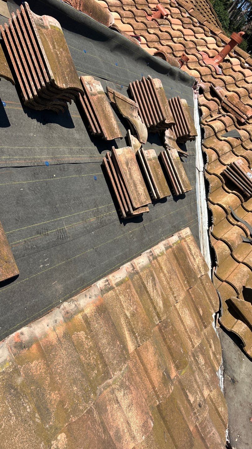 Clay Tile Roof Repair and Underlayment Replacement in Bonita by Reliable Roofing San Diego Inc.
