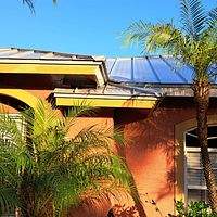 24ga 1.5" Mechanical seam Dove Gray  by Total Roofing System The Metal Roof Experts