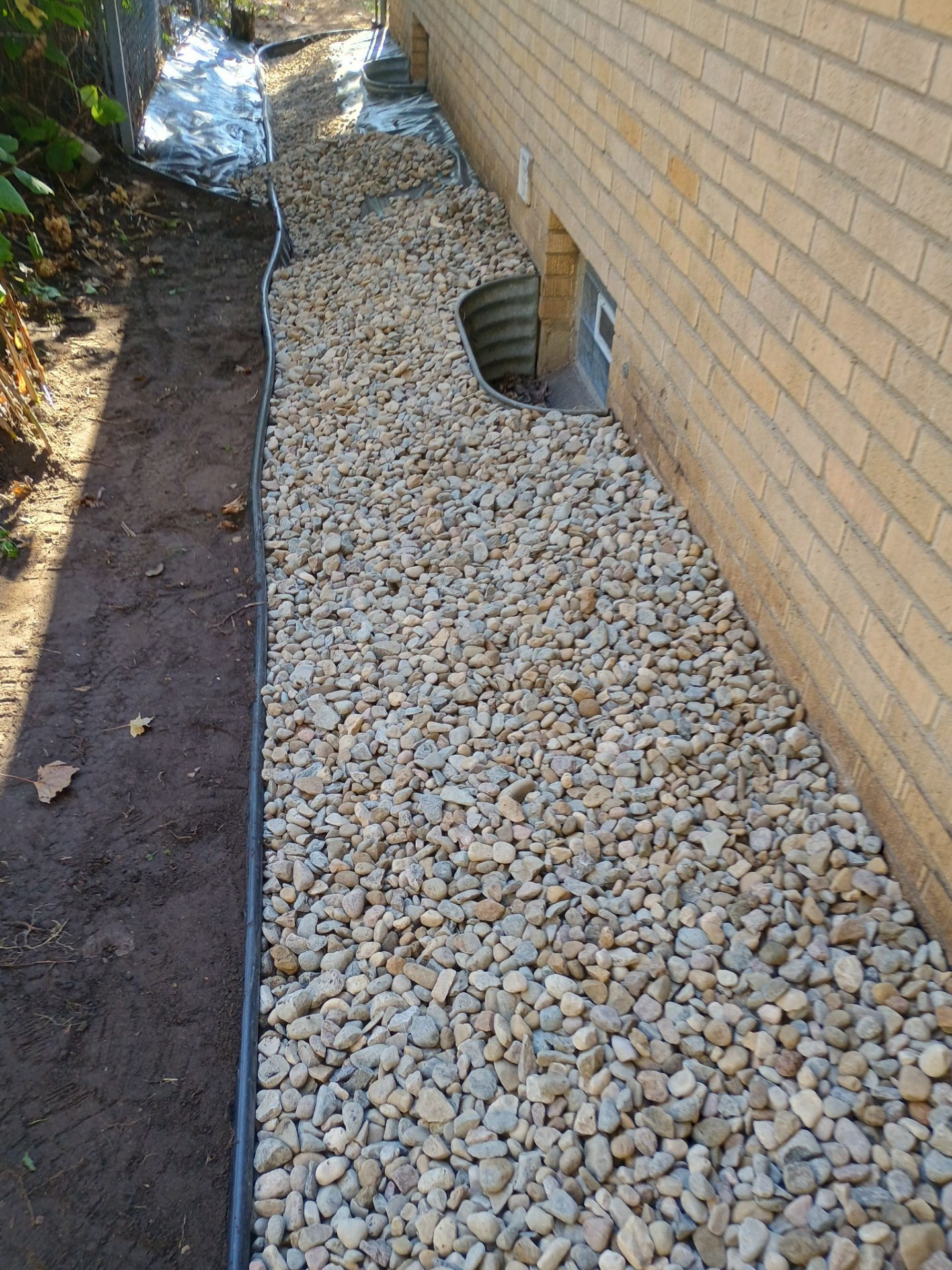 A French Drain for Jeniffer by Waterproofing Northeast