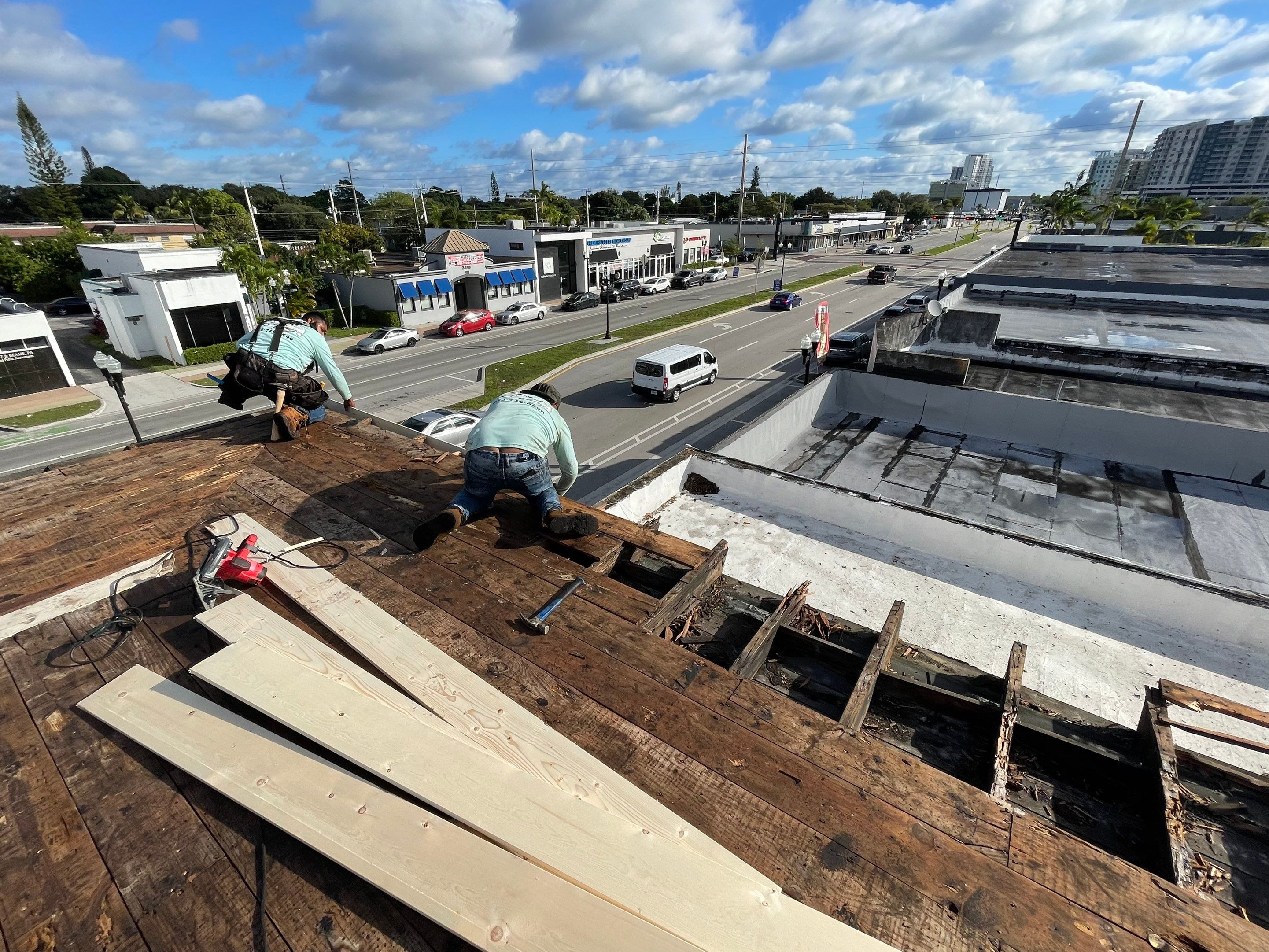 Hollywood Blvd., Hollywood, FL by G&J Roofing 