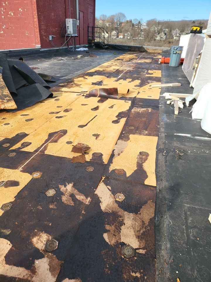 Commercial Roofing Installation using EPDM  by A Plus Exterior