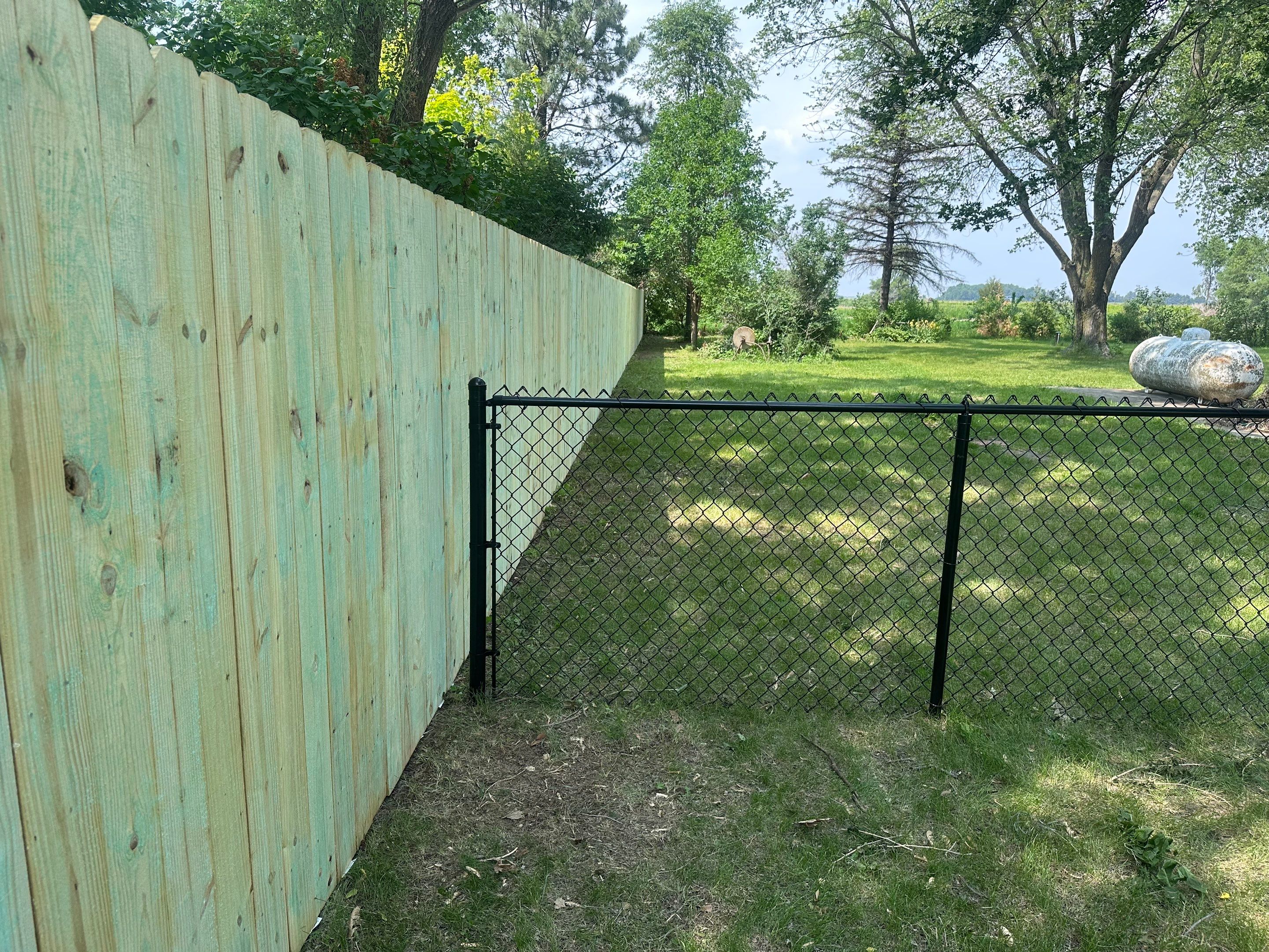 Project in Janesville by Perfect Picket Fence and Stain