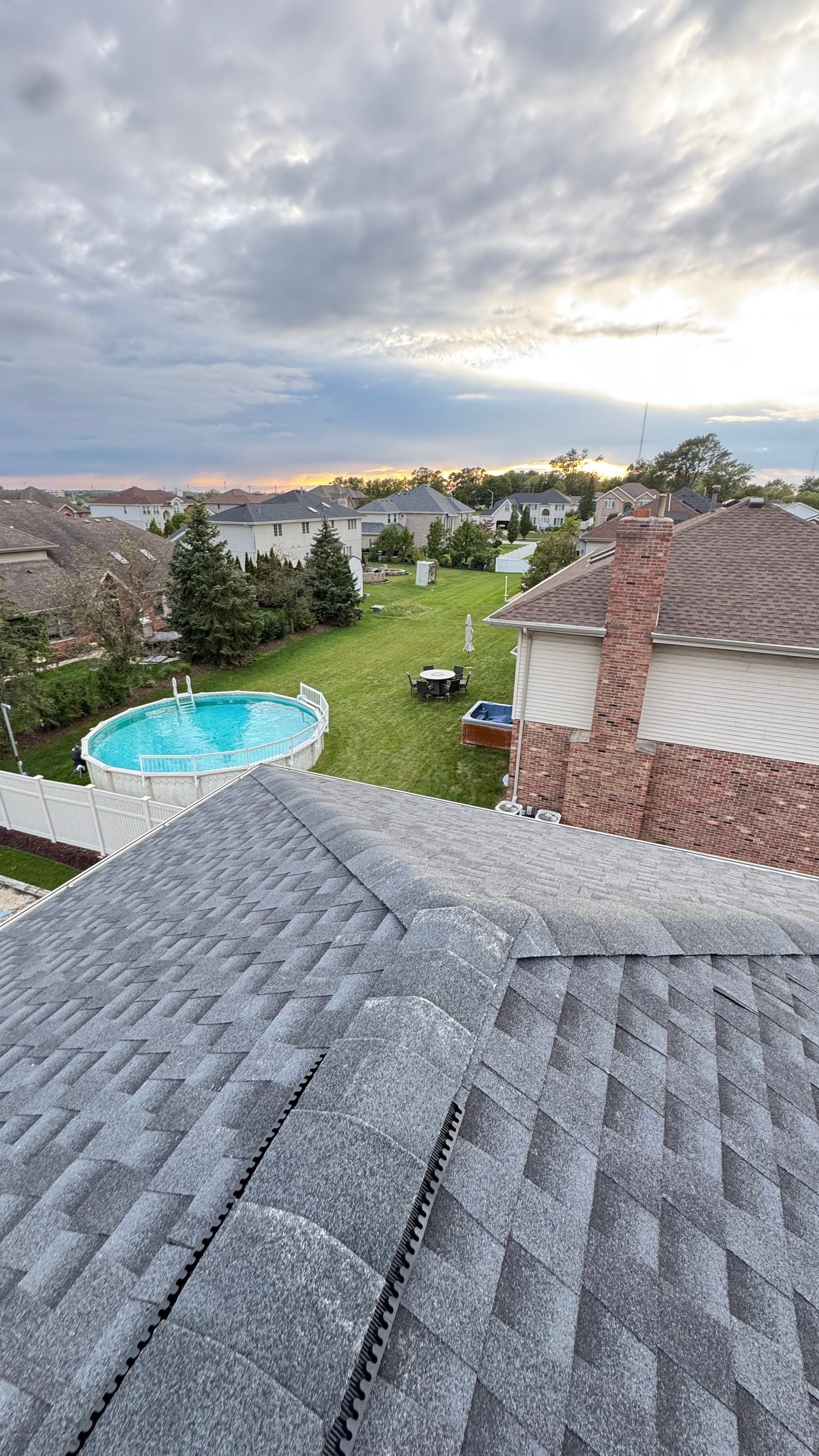 GAF Charcoal Roof Replacement in Tinley Park, IL