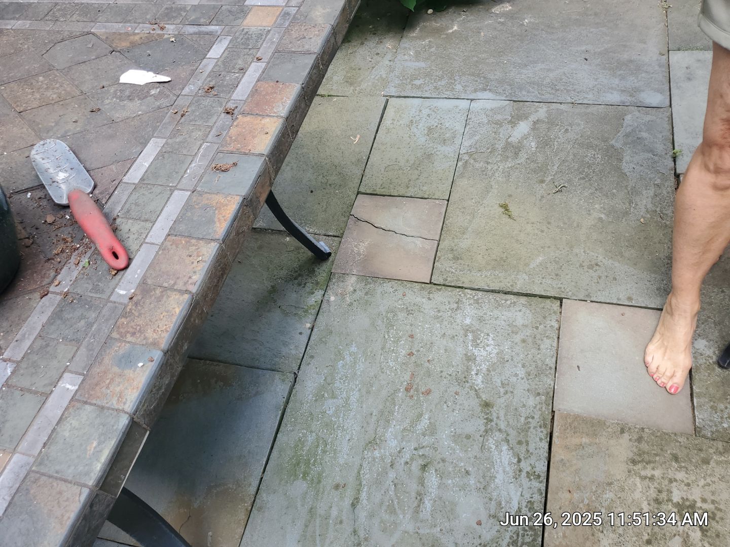 Glenview stone repair, and cleaning by Northern Power Washing LLC.