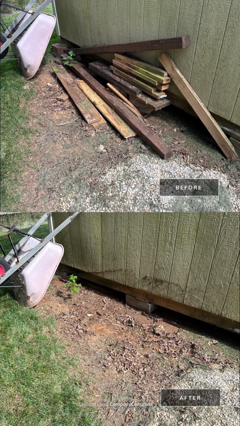 Project in Matthews by Badger Hauling