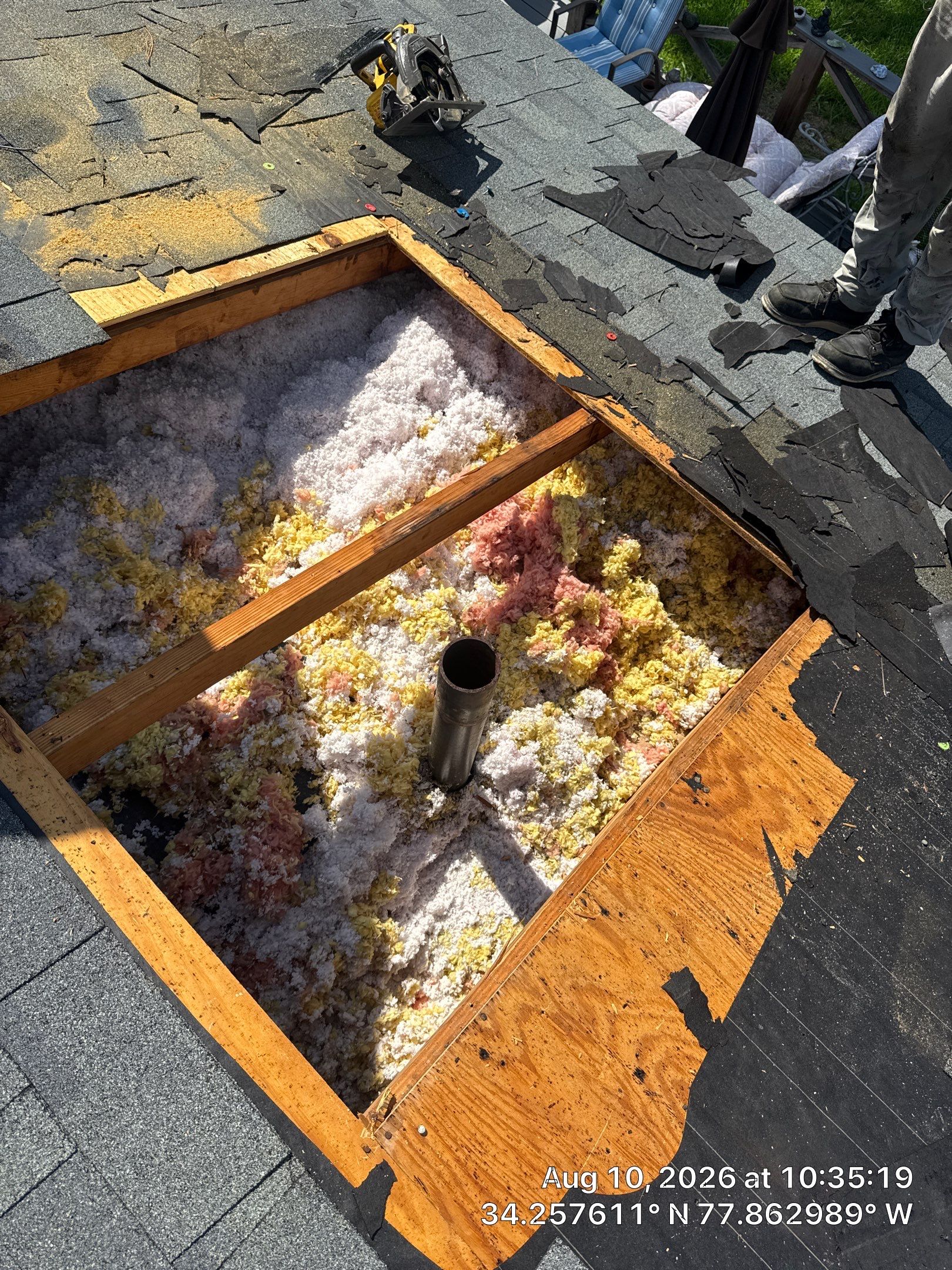 Roof Deck and Plumbing Vent Repair in Wilmington, NC by RGR Construction and Roofing, LLC