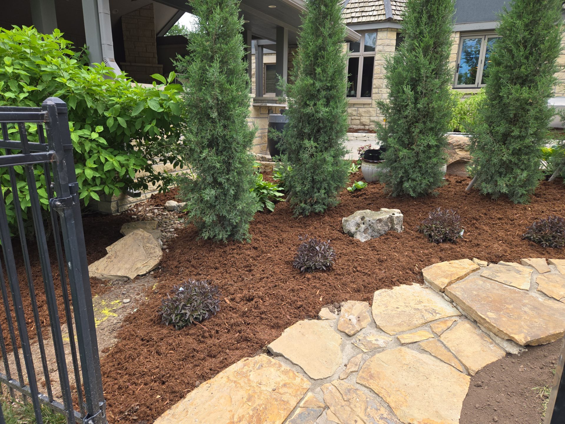 Project in Wichita by Four Star Lawn Care