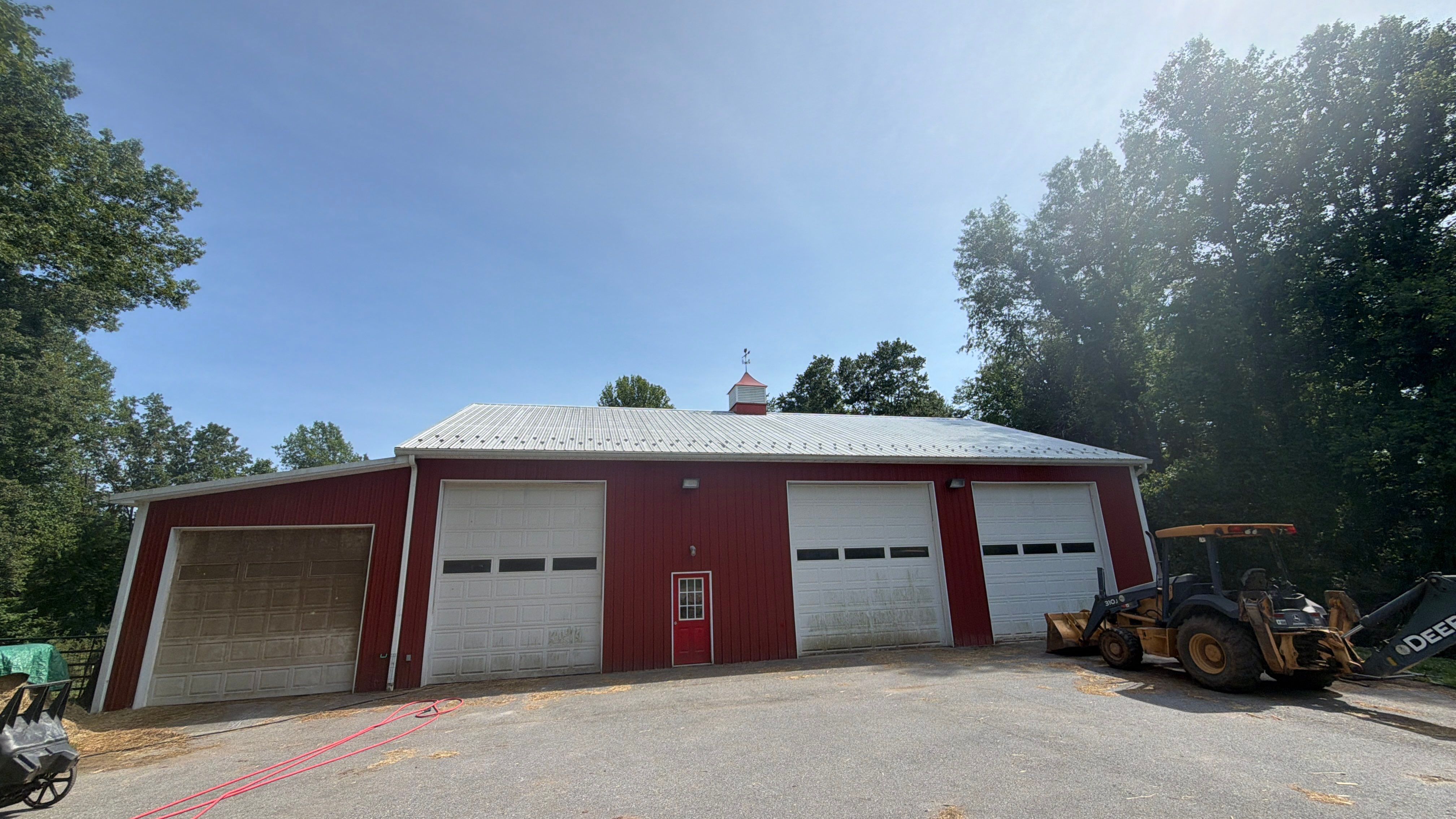 Concrete Pool Deck and Multi-Bay Building Cleaning in Eldersburg by Baltimore Pressure Washers Inc.
