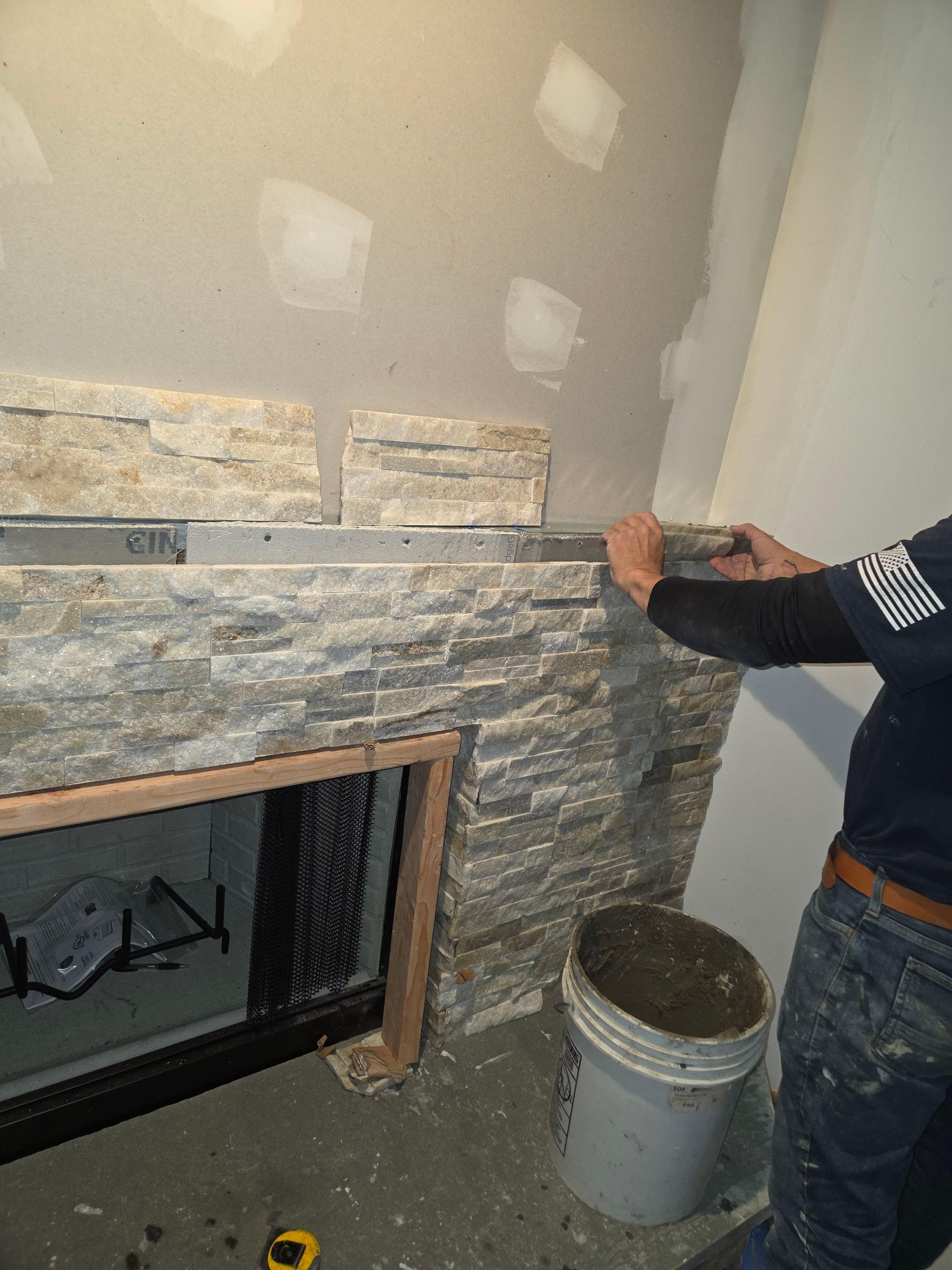 Wood Fireplace by Neighborhood Chimney Services 