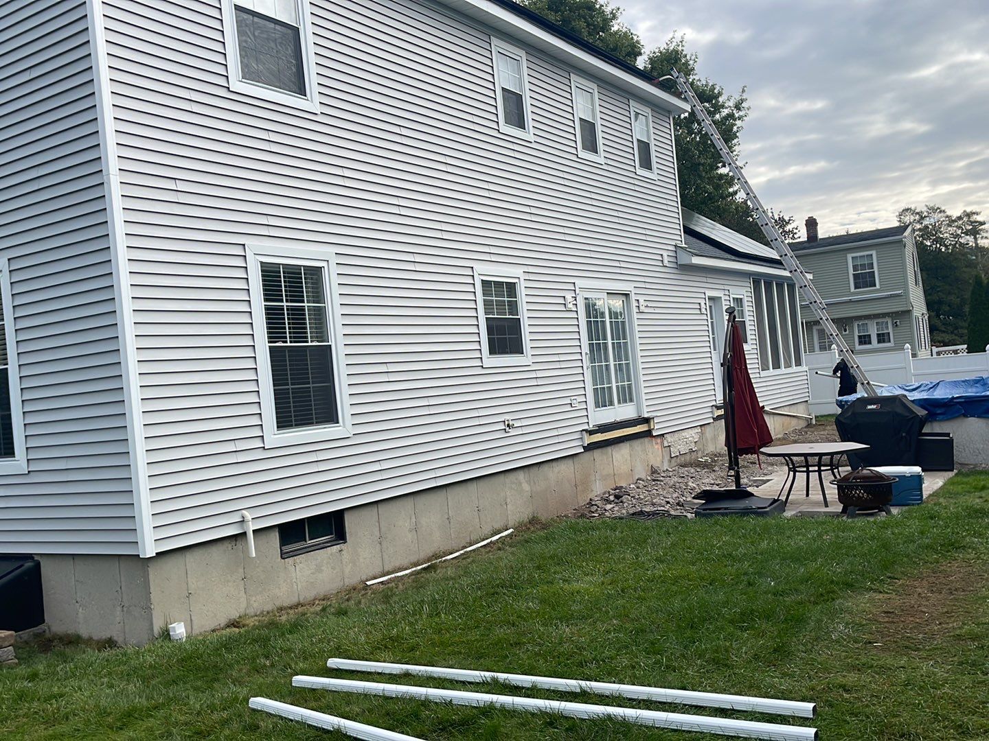 Siding Installation using Certainteed Cedar Impressions Sterling Gray by A Plus Exterior