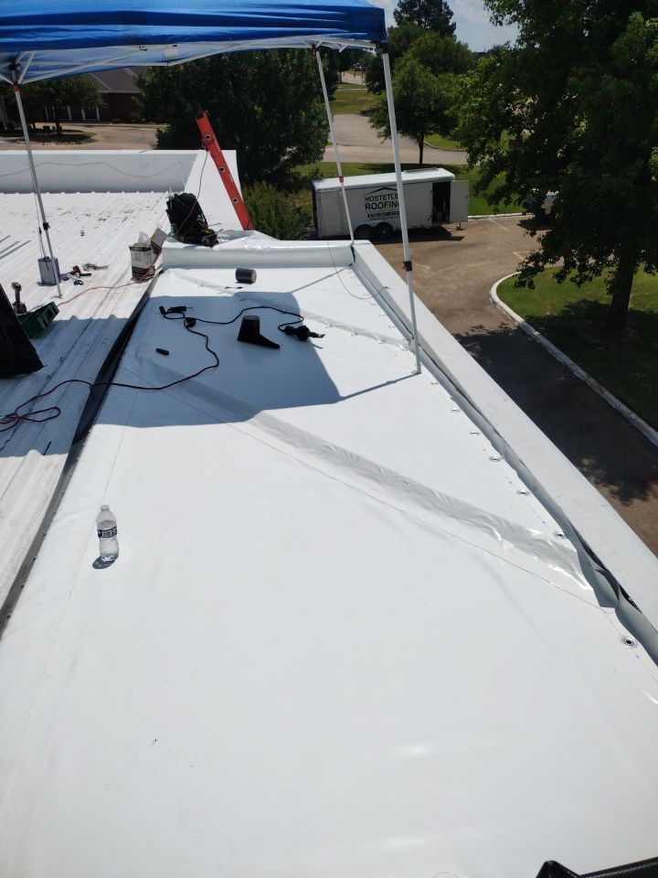 Office Building in Texarkana by Hostetler Roofing
